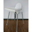 Стульчик для кормления + столик + подушка + чехол IKEA ANTILOP 42х4х42 см Серый Хмельницький