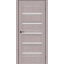 Дверне полотно MS Doors TEXAS 90 см Дуб сірий скло сатин Ворожба