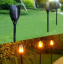 Уличный светильник садовый на солнечной батарее Artdeco Spotlight Garden Flames 52 см Ровно