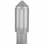 Вуличний ліхтар Brille GL-09 Сріблястий корпус, білий плафон Луцьк