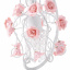 Настольная лампа флористика Brille 40W BKL-192 Розовый Николаев