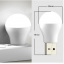 Лампа светодиодная USB Lesko для повербанка Холодный свет Костопіль