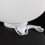 Настольная лампа скандинавский декоративная Brille 60W BR-01415 Белый Кропивницкий
