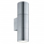 Уличный настенный светильник Ideal Lux Gun AP2 Small Alluminio (id033013) Львов