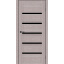 Дверне полотно MS Doors TEXAS 80 см Дуб сірий чорне скло Миколаїв