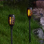 Набор уличных садовых светильников RIAS Flame Light на солнечной батарее Имитация огня 51 LED 2 шт (3_00759) Новояворовск