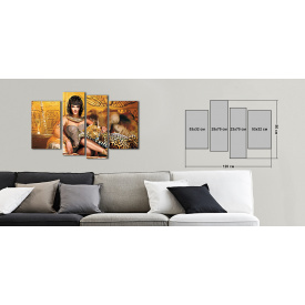 Модульная картина Декор Карпаты Vip Collection 120х80 см (VIP-M4-275)