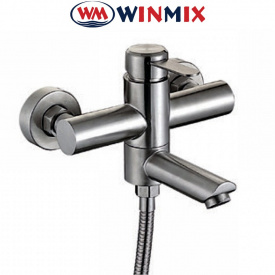 Смеситель для ванны короткий нос WINMIX FAN 009 EURO, Польша (нержавеющая сталь)