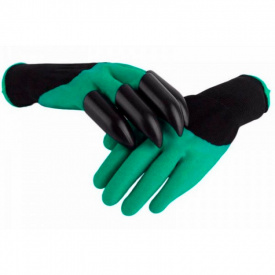 Садовые перчатки Garden Glove 4505 One Size 24х12 см Зеленый (SK001584)