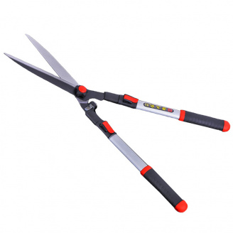 Ножиці телескопічні DingKe Red 680-900 мм для живоплоту садові (4433-13670)