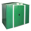 Сарай металлический ECO 202x182x181 см зеленый с белым Duramax Ужгород