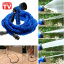 Шланг садовый Magic hose Xhose 45 метров для полива и насадка с мощным интенсивным распылением+Ороситель 12в1 Fresh Garden Киев