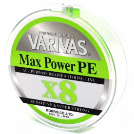Шнур Varivas MAX Power PE X8 Lime Green 150м #1.2 / (2124095 / 13504)
