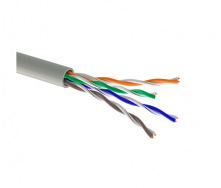 Вита пара кабель OK-net КПВ-ВП (250) 4*2*0.57 UTP-cat.6 (UTP мідь внутрішній) бухта 305м білий