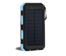 УМБ Power Bank Solar ES1600 ліхтарик + компас із сонячною панеллю 16000 mAh Вологозахищений (ES16000)