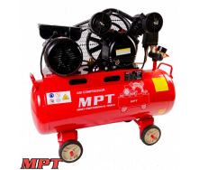 Компресор MPT ​​PROFI 50 л 1500 Вт/2 л. 1050 об/хв 170 л/хв 8 атм мідна обмотка MAC20503B