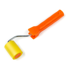 Валик притискний Polax гумовий з ручкою 6 х 50 мм (21-001) Самбір