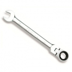 Ключ трещоточный рожково-накидной с шарниром TOPTUL 19мм AOAH1919 Изюм