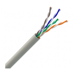 Витая пара кабель OK-net КПВ-ВП (100) 4*2*0.49 UTP-cat.5e (UTP медь внутренний) бухта 305м белый Бровары