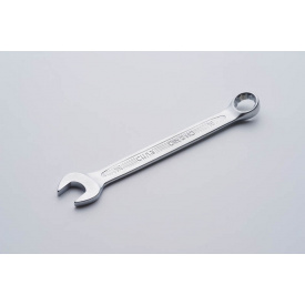 Ключ ріжково-накидний СИЛА CrV 15 мм (холодний штамп DIN3113) (049763)