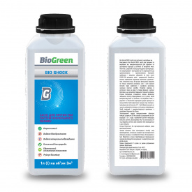Средство для прочистки систем капельного полива Biogreen 1л "BioShock"