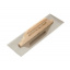 Терка-гладилка Polax с деревянной ручкой, нержавеющим покрытием 125х380 мм (100-092) Виноградов