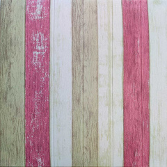 Самоклеющаяся декоративная 3D панель Нежно-розовое дерево 700x700x4мм (381) SW-00000527 Київ