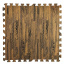 Пол пазл - модульное напольное покрытие 600x600x10мм коричневое дерево (МР6) SW-00000204 Чернівці