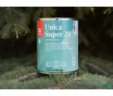 Полуматовый лак Unica Super 20 – Tikkurila (банка 0,9 л)