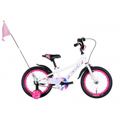 Детский Велосипед 16" Formula RACE 2022 Размер 8.5" белый с розовым Киев