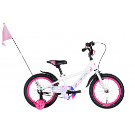 Детский Велосипед 16" Formula RACE 2022 Размер 8.5" белый с розовым