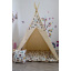Вигвам с индейцами детская палатка домик Индейцы с мягким ковриком и подушкой бежевый Київ