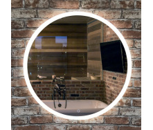 Зеркало Turister круглое 60см с передней LED подсветкой кольцо без рамы (ZPP60)
