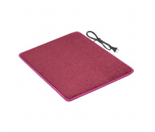 Килимок з підігрівом та термоізоляцією Теплик Комфорт 50×40 см Темно-рожевий