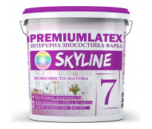Фарба зносостійка шовковисто-матова Premiumlatex 7 Skyline 3.6 кг