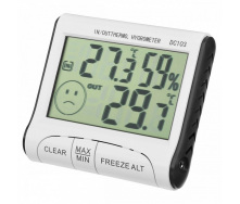 Термометр-гигрометр с выносным датчиком Digital DC-103 Белый (20053100176)