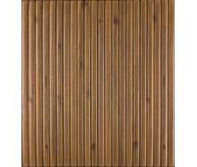 Самоклеящаяся декоративная 3D панель 3D Loft коричневый бамбук 700x700x8мм