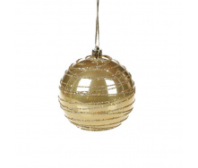 Куля новорічна BonaDi D-8 см Золото (898-102)