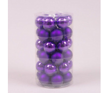 Кульки скляні Flora D-3,8 см 36 шт. (44503)