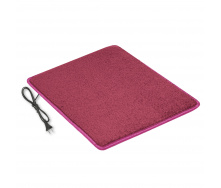 Килимок з підігрівом та термоізоляцією Теплик Комфорт 50×80 см Темно-рожевий
