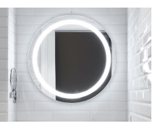 Зеркало Turister круглое 80см с двойной LED подсветкой без рамы (ZPD80)