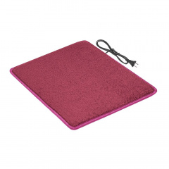 Килимок з підігрівом та термоізоляцією Теплик Комфорт 50×40 см Темно-рожевий Херсон