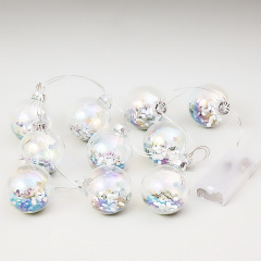 Гірлянда Elso Срібні кульки 1.5 м Теплий білий (6000-018) Суми