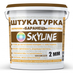 Штукатурка "Баранець" Skyline акрилова, зерно 2 мм, 15 кг Ужгород