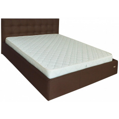Ліжко Richman Chester New Comfort 140 х 200 см Suarez 1010 Темно-коричневий Чернівці