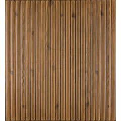 Самоклеящаяся декоративная 3D панель 3D Loft коричневый бамбук 700x700x8мм Львів