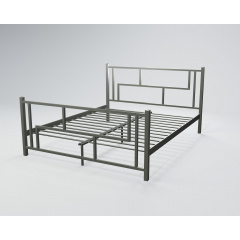 Ліжко двоспальне BNB AmisDesign 140x190 сірий Тернопіль