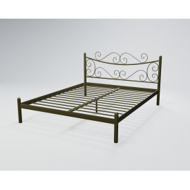 Ліжко двоспальне BNB AzalyaDesign 140х200 бронза