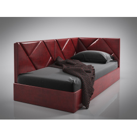 Кровать-диван BNB BaileysDesign с подъемным механизмом каркас металл 140x200 бордовый