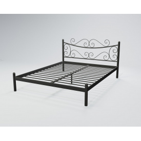 Ліжко двоспальне BNB AzalyaDesign 140х200 темно-сірий